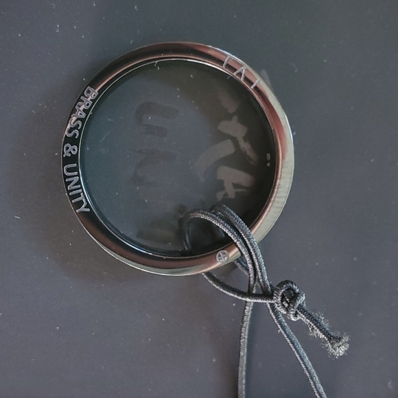 Brass and Unity Black Ring - Picture 1 of 2